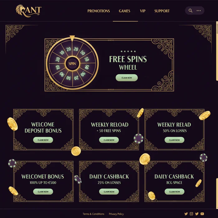 RANT Casino Bonus